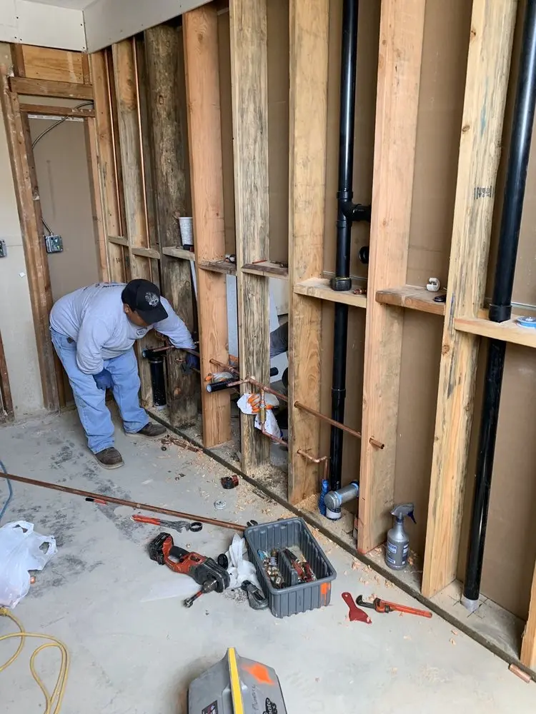 Commercial rough-in plumbing for Water Heater Replacement in New Lebanon